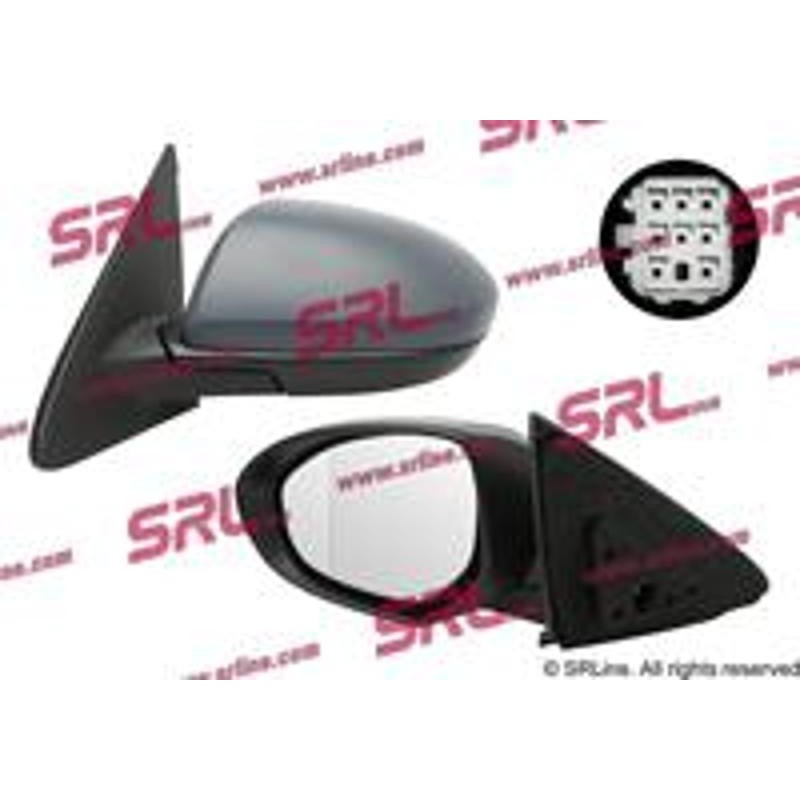 Vonkajšie zrkadlo - 4542511S - ľavý