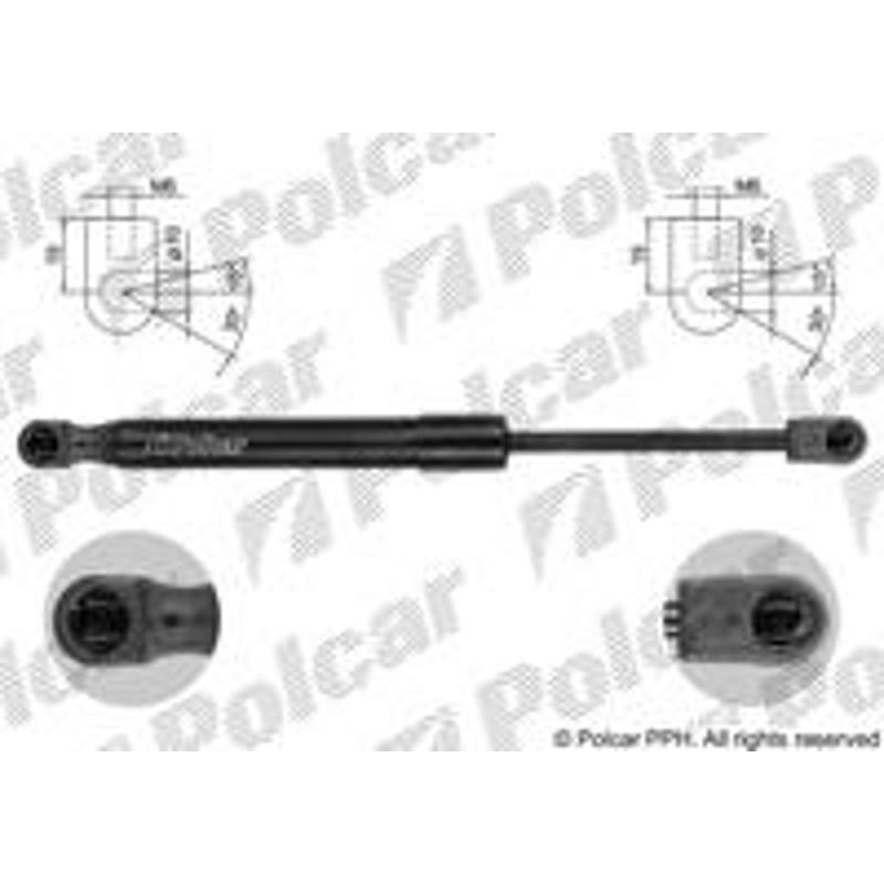 Plynová pružina - 4542AB - zadok