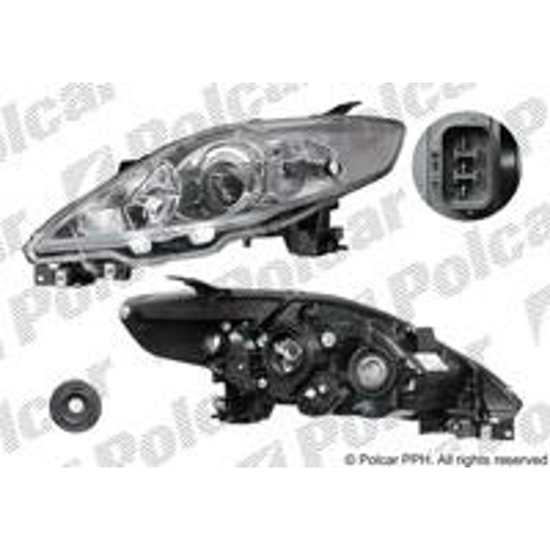 Hlavný reflektor - 4550090E - ľavý