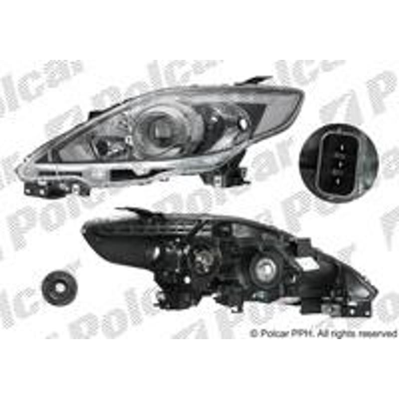 Hlavný reflektor - 4550103E - pravý