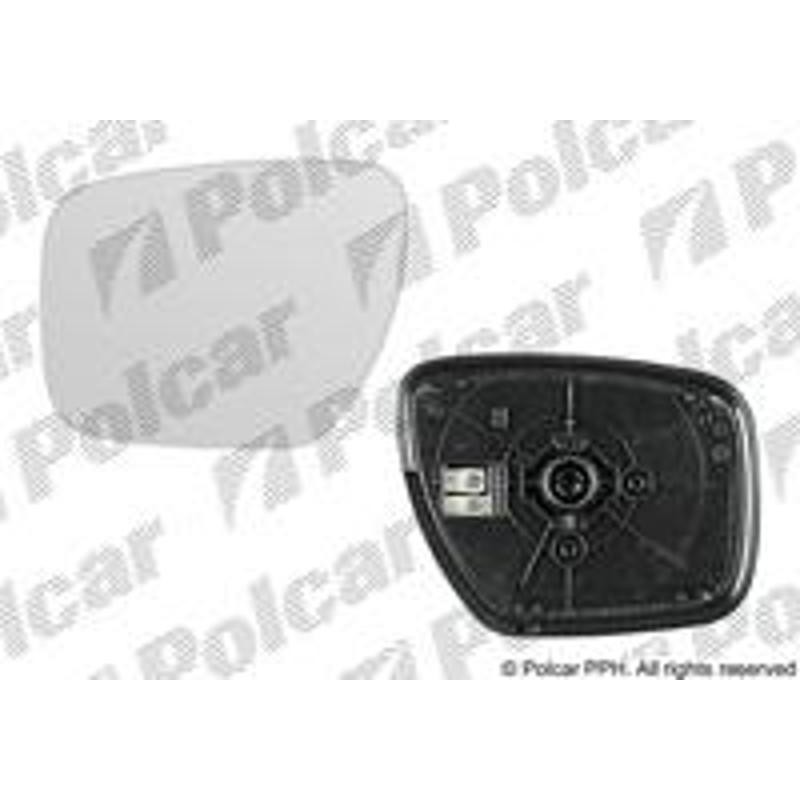 Sklo vonkajšieho zrkadla s držiakom - 4550546E - ľavý