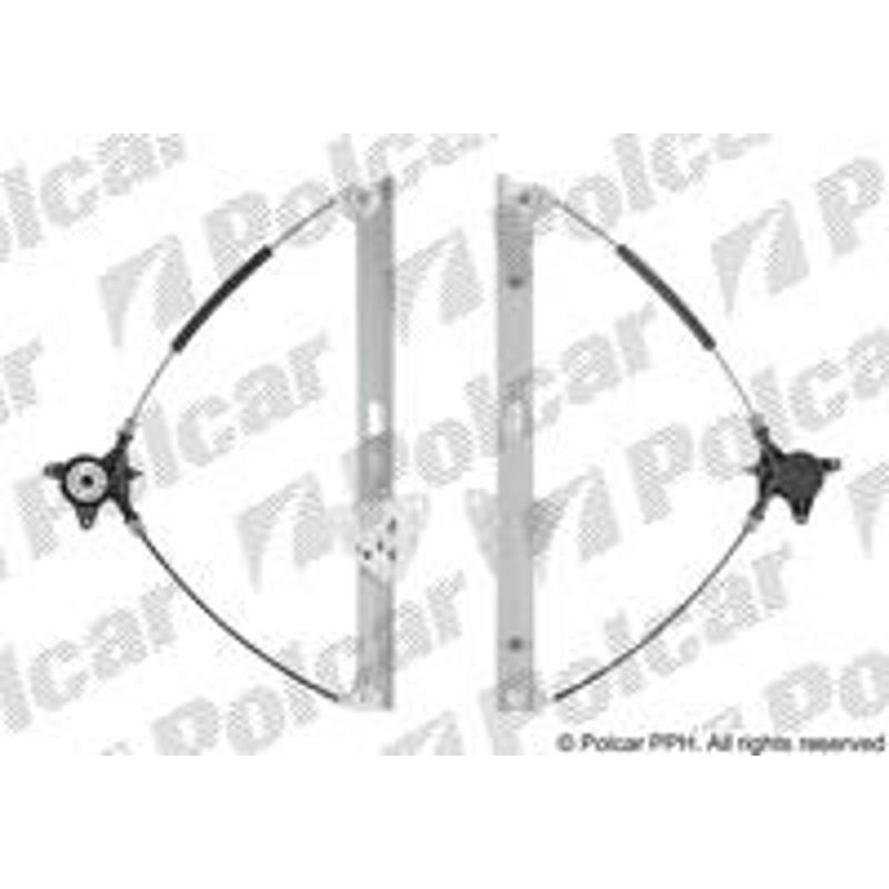 Mechanizmus stahovania okna el. bez motora - 4550PSG2 - predok