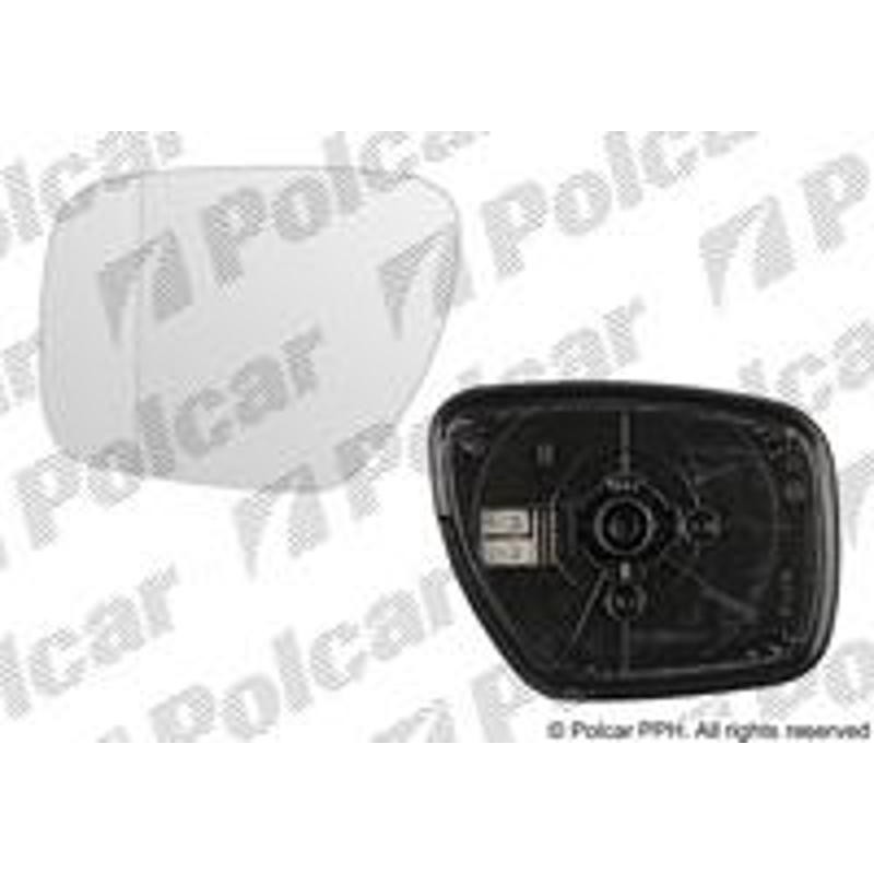 Sklo vonkajšieho zrkadla s držiakom - 4581545E - ľavý