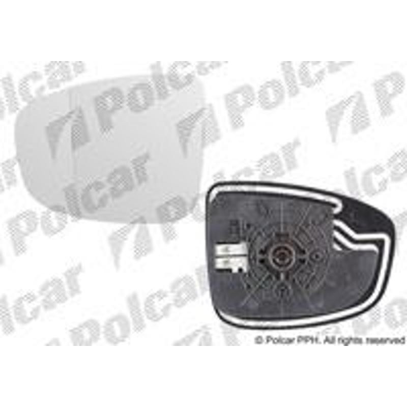 Sklo vonkajšieho zrkadla s držiakom - 45X1545M - ľavý