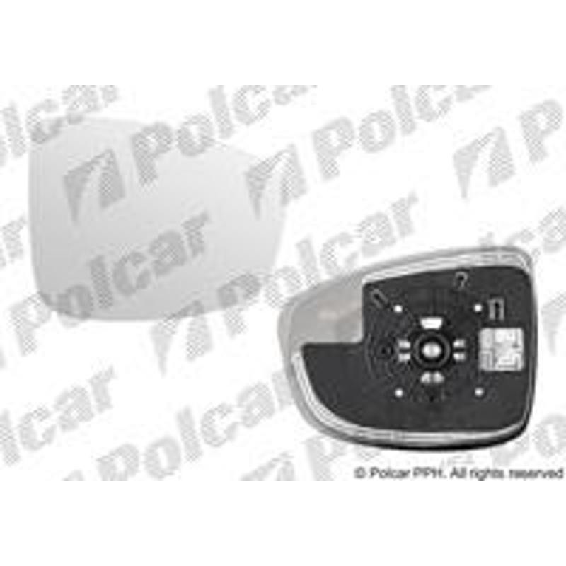 Sklo vonkajšieho zrkadla s držiakom - 45X1555E