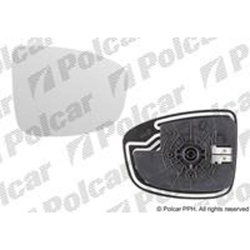 Sklo vonkajšieho zrkadla s držiakom - 45X1555M - pravý