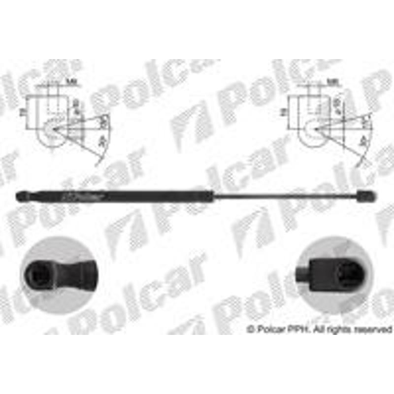 Plynová pružina - 5002AB - zadok
