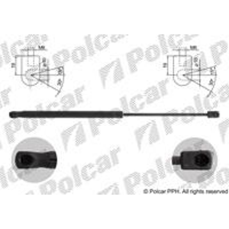 Plynová pružina - 5002ABD - zadok
