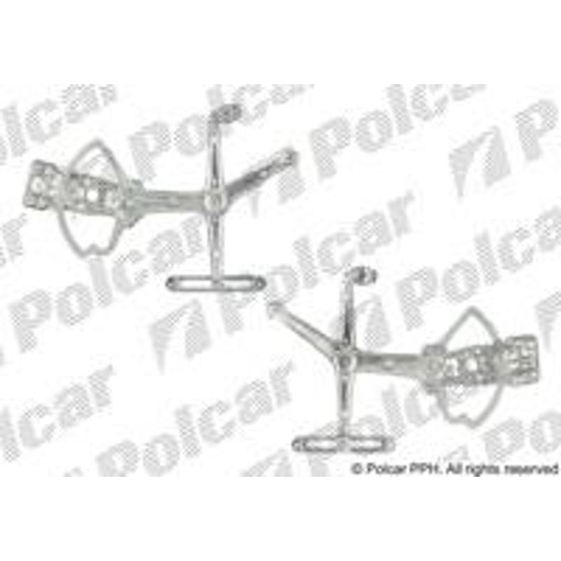 Mechanizmus stahovania okna el. bez motora - 5002PSG2 - predok