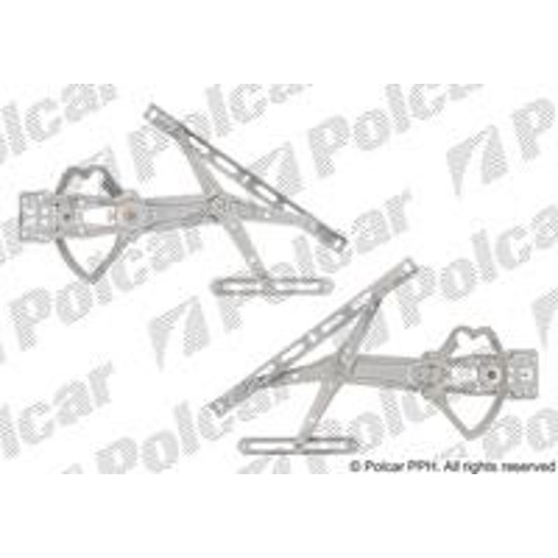 Mechanizmus stahovania okna el. bez motora - 5004PSG4 - predok