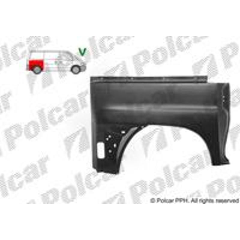 Zadný blatník - 501284 - pravý