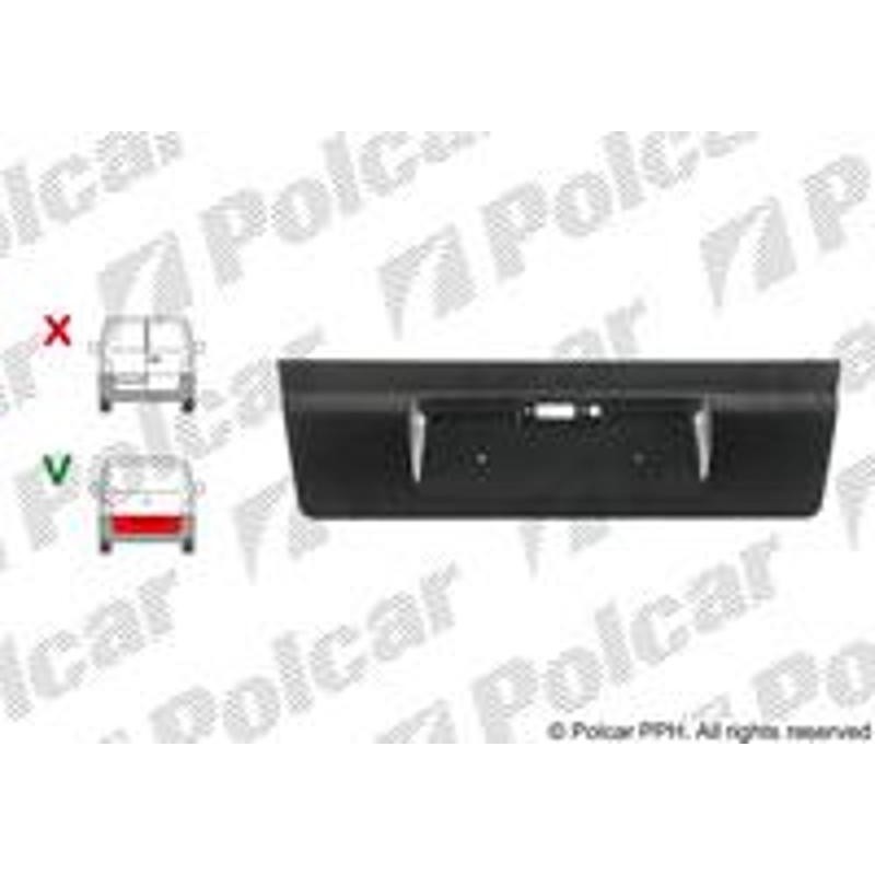 Plech batožinového priestoru - 501295-1