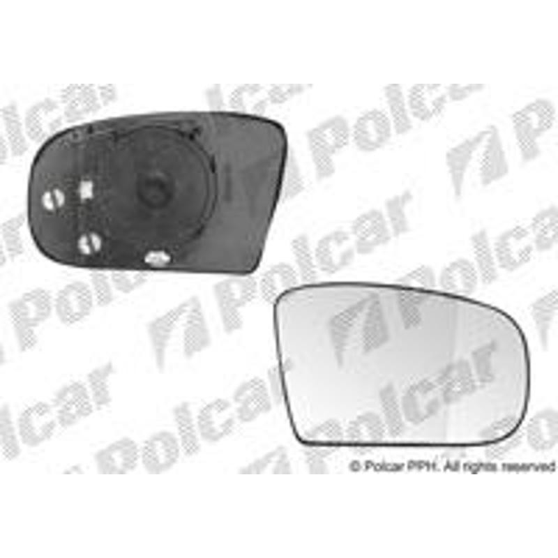 Sklo vonkajšieho zrkadla s držiakom - 5025551M - pravý