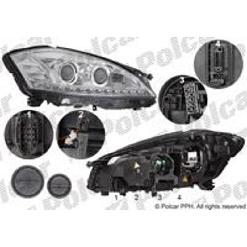 Hlavný reflektor - 5032102U - pravý