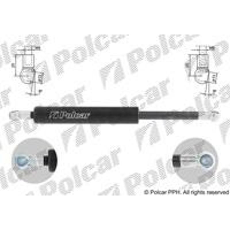 Plynová pružina - 5036AB - zadok