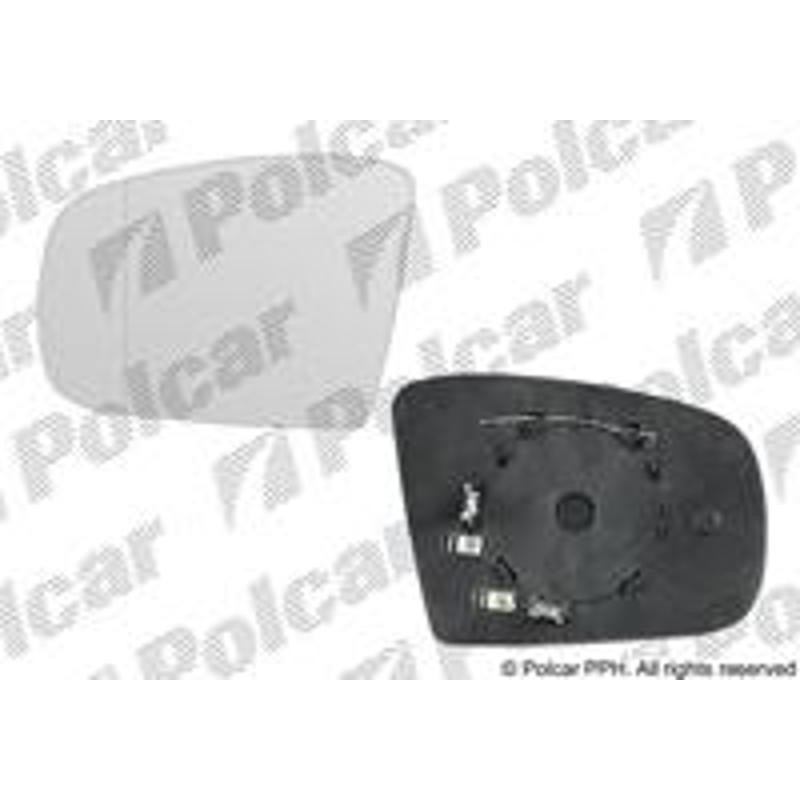 Sklo vonkajšieho zrkadla s držiakom - 5044547M - ľavý