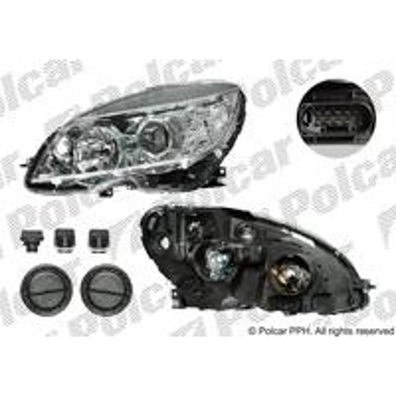 Hlavný reflektor - 507009-E - ľavý