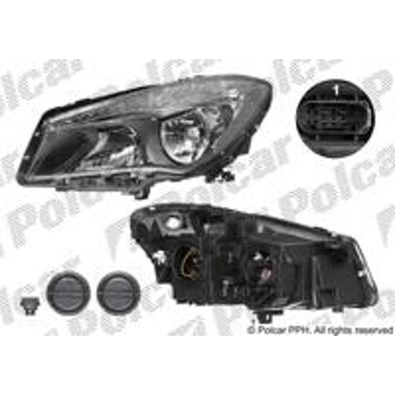Hlavný reflektor - 50G209-E - ľavý