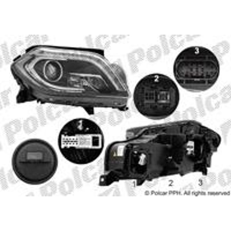 Hlavný reflektor - 50K1101U - pravy
