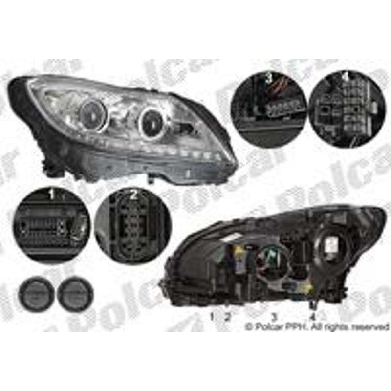 Hlavný reflektor - 50S1101U - pravý