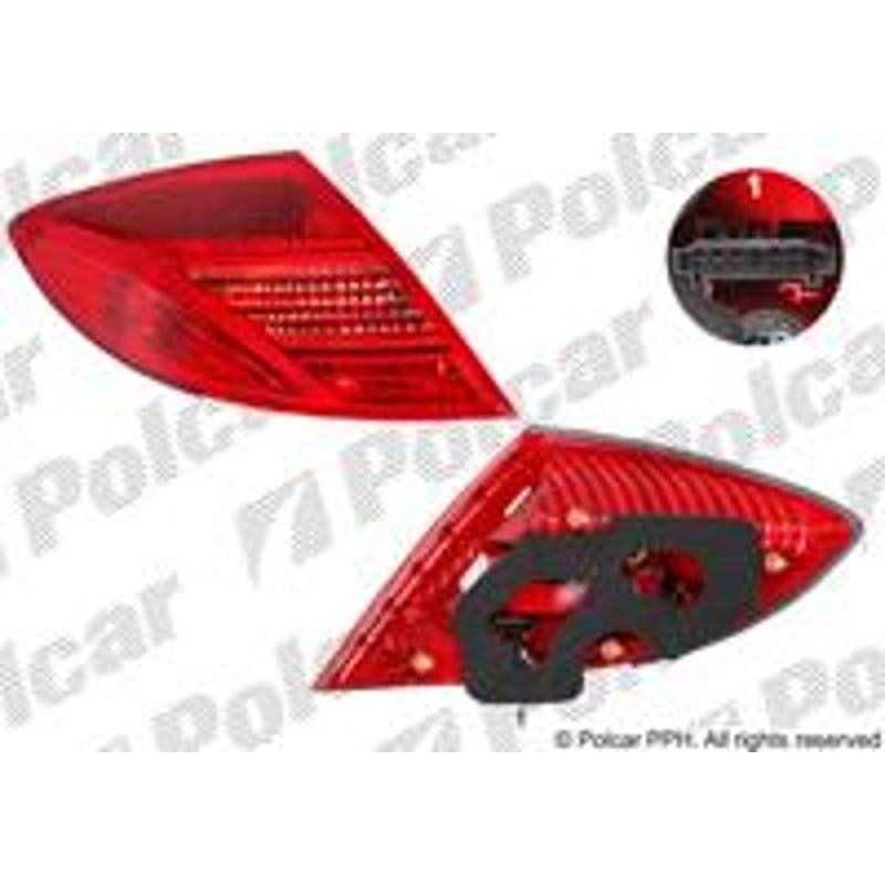 Zadné svetlo - 50S187-X - ľavý