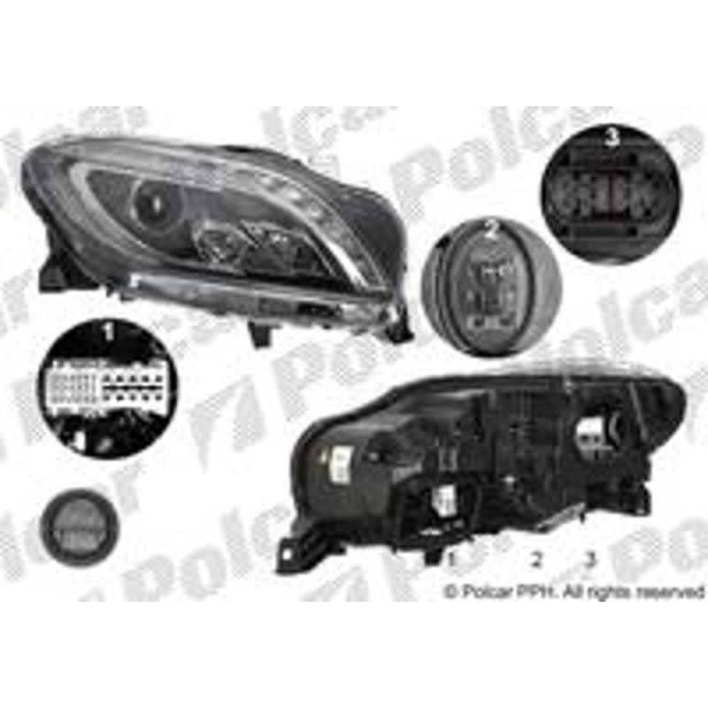 Hlavný reflektor - 50T1101U - pravý
