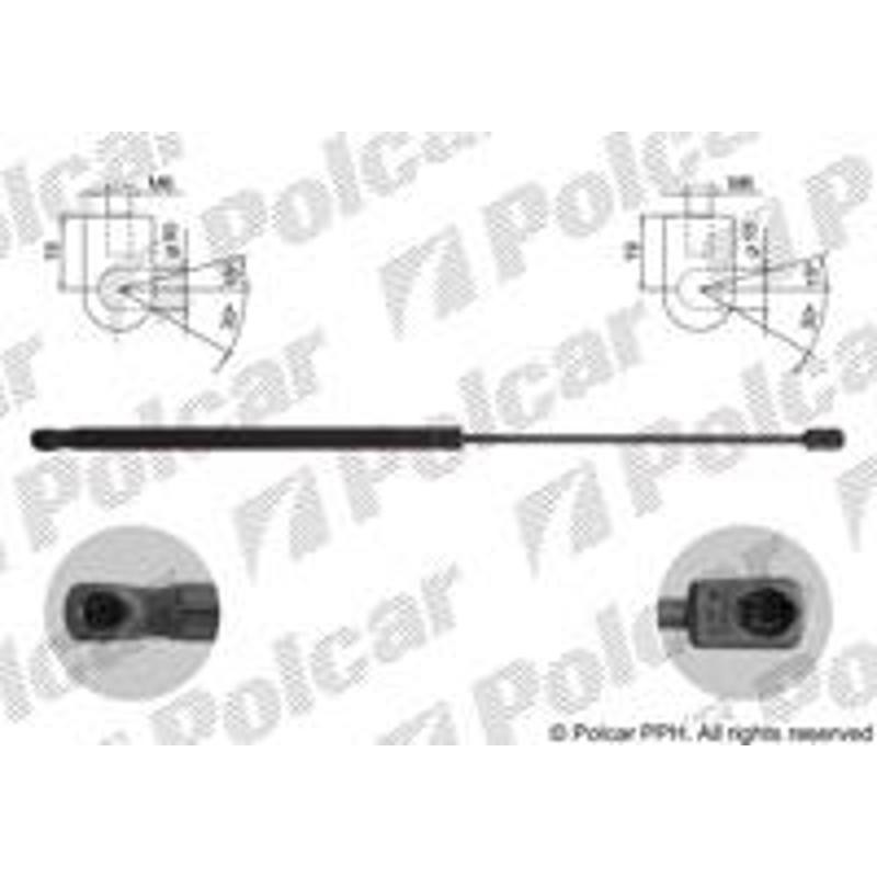 Plynová pružina - 5210AB1D - zadok