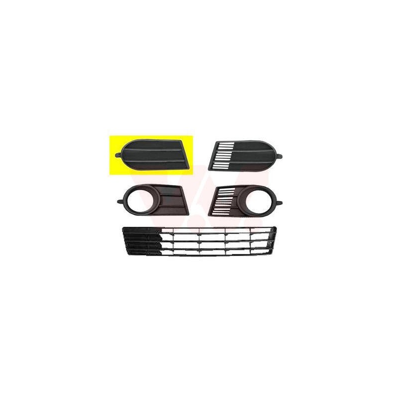 Vetracia mriežka v nárazníku - 5222592 - predné pravé