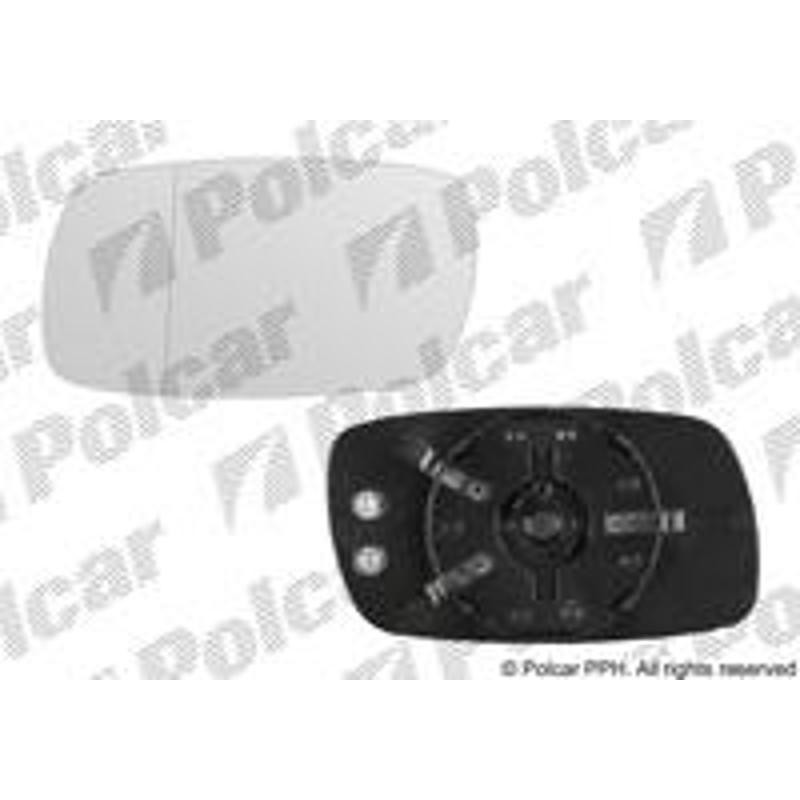 Sklo vonkajšieho zrkadla s držiakom - 5507547M - ľavý