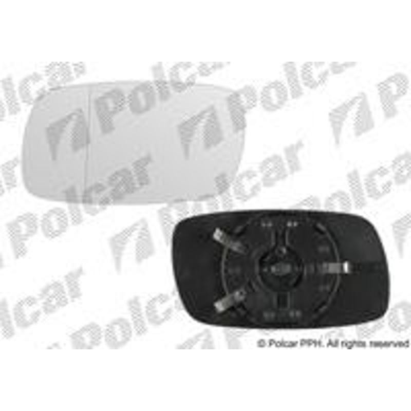 Sklo vonkajšieho zrkadla s držiakom - 5507555M - pravý