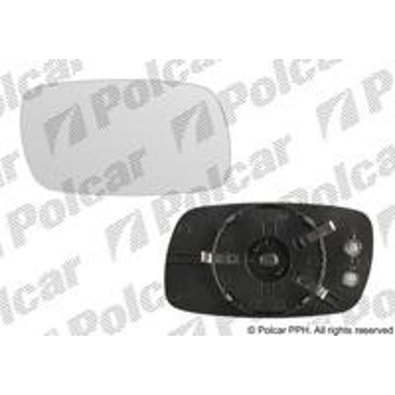 Sklo vonkajšieho zrkadla s držiakom - 5507557M - pravý