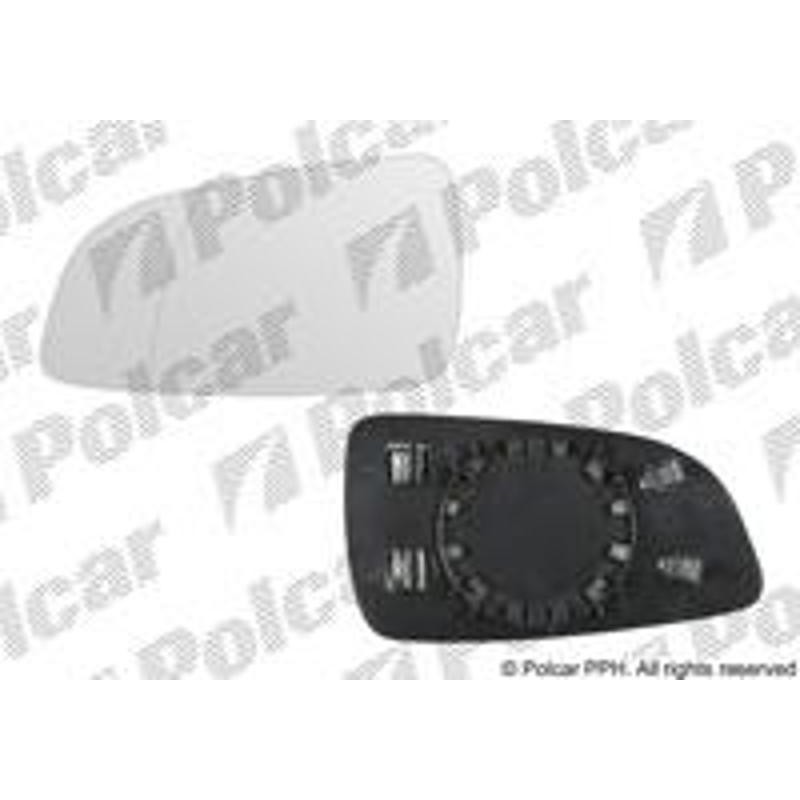 Sklo vonkajšieho zrkadla s držiakom - 5509545M - ľavý