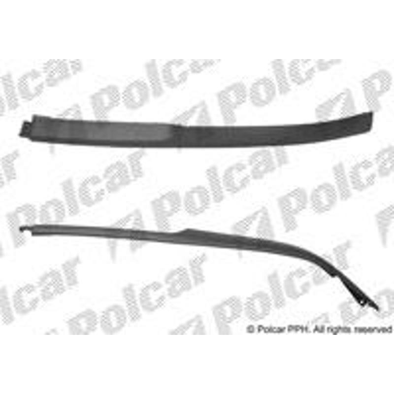 Spojler predného nárazníka - 551025-1 - ľavý