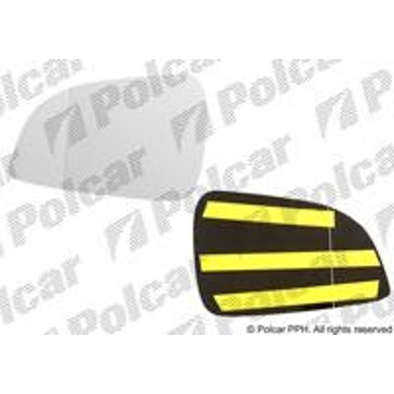 Sklo vonkajšieho zrkadla - 5510541E - ľavý