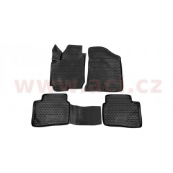 3D gumové koberečky černé (sada 4 ks). - [8244X103D] - 307052