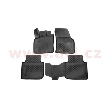3D gumové koberečky černé (sada 4 ks) - [7643X103D] - 323541