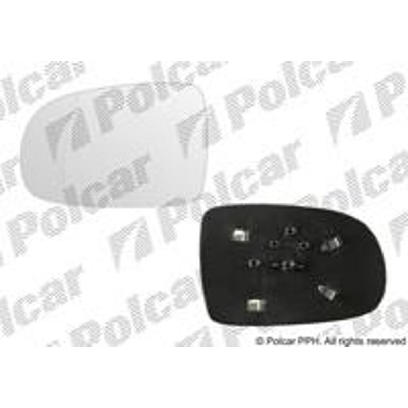 Sklo vonkajšieho zrkadla s držiakom - 5556546M - ľavý