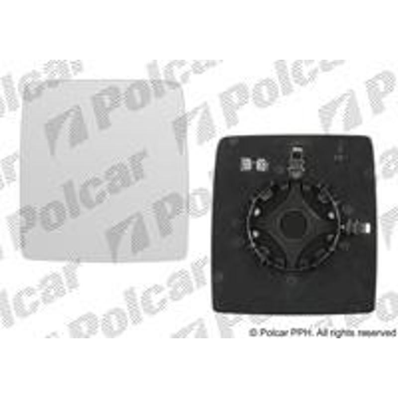 Sklo vonkajšieho zrkadla s držiakom - 5556549M - ľavý