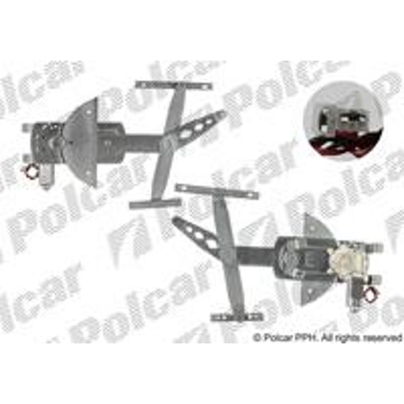 Ektrický mechanizmus okna dverí - 5556PSE5 - predok