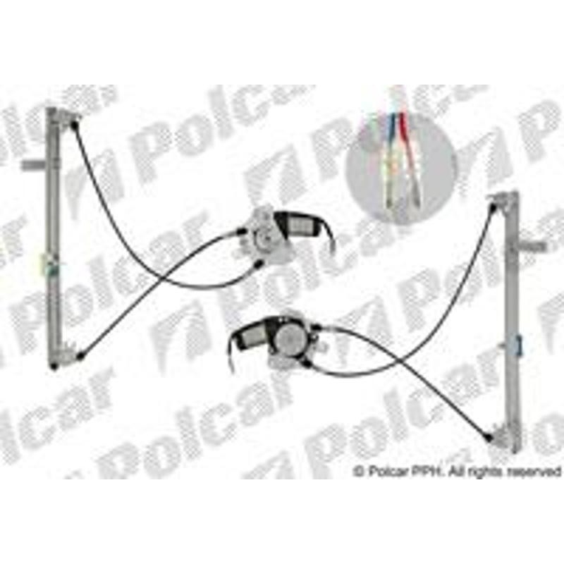 Ektrický mechanizmus okna dverí - 5708PSE2 - predok
