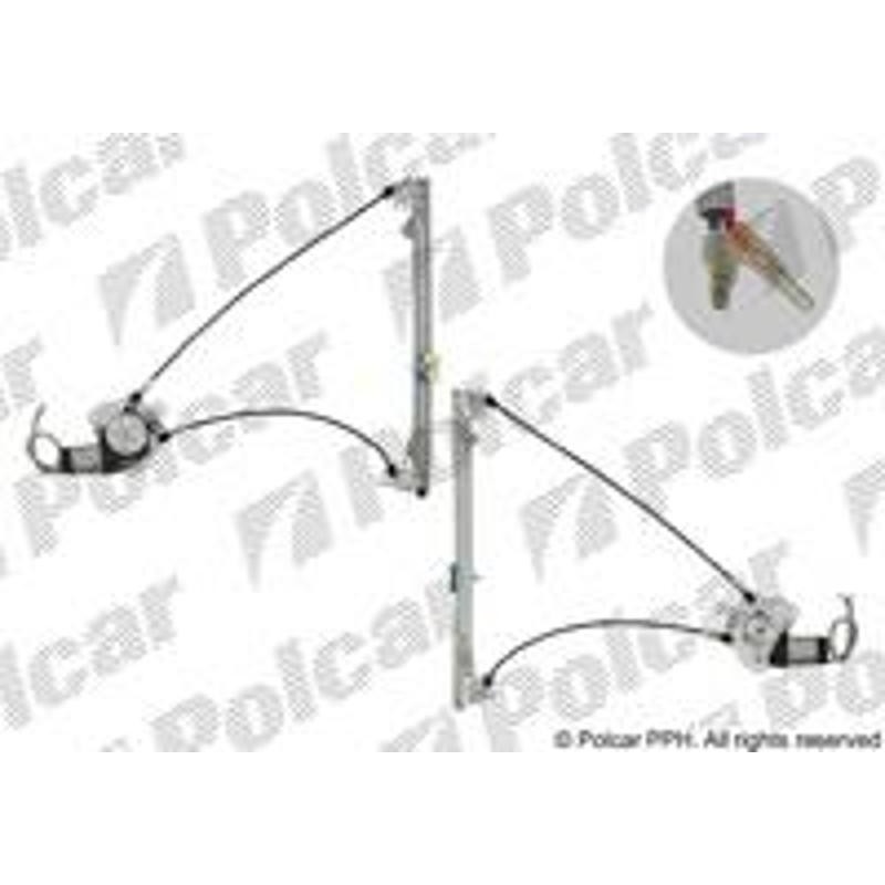 Ektrický mechanizmus okna dverí - 5708PSE6 - predok