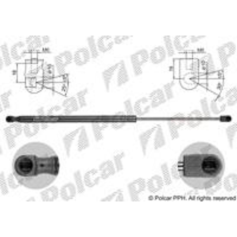 Plynová pružina - 5756AB2 - zadok
