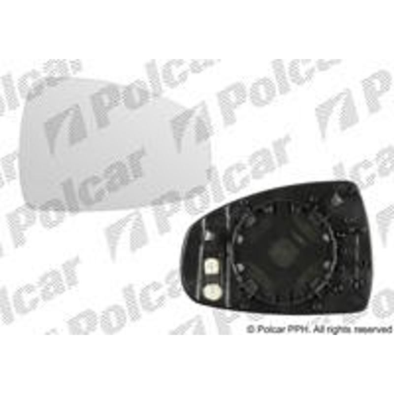 Sklo vonkajšieho zrkadla s držiakom - 1300554M - pravý