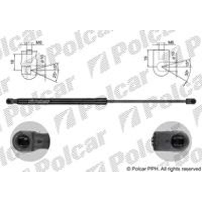 Plynová pružina - 1301AB - zadok