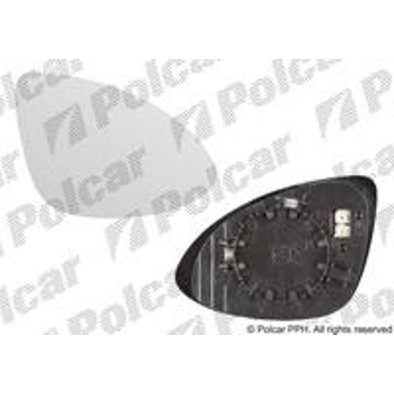 Sklo vonkajšieho zrkadla s držiakom - 5822555M - pravý