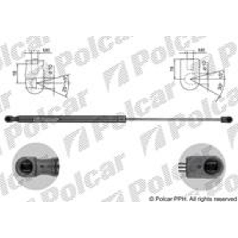 Plynová pružina - 5822AS - predok