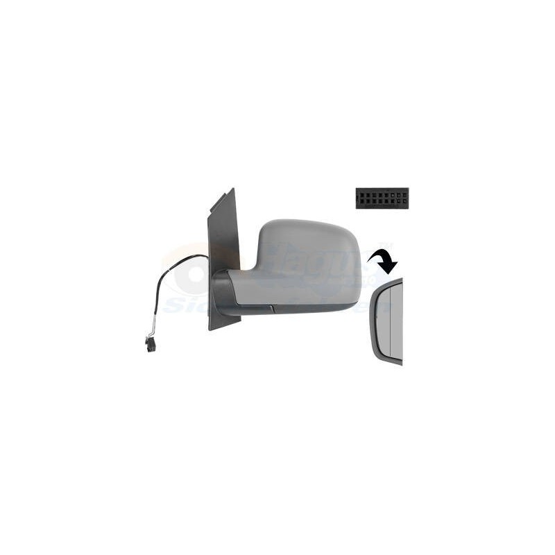 Spätné zrkadlo elektrické ovládané vyhrievane asférické pre lak strana Lava - 5867817 - 93616