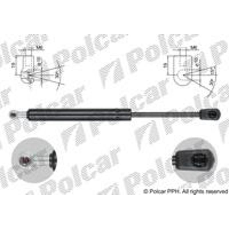 Plynová pružina - 1308AB1D - zadok