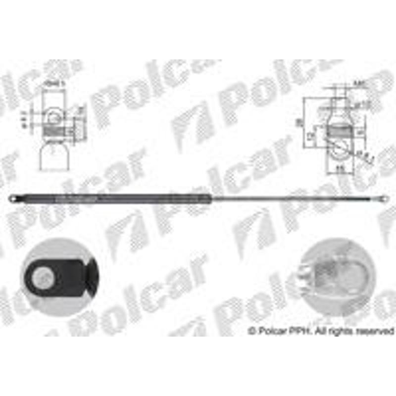 Plynová pružina - 1308AS - predok