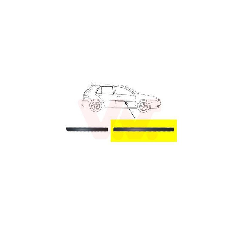 :: boční lišta předních dveří čierna (5dv.) P - 5888424--33169